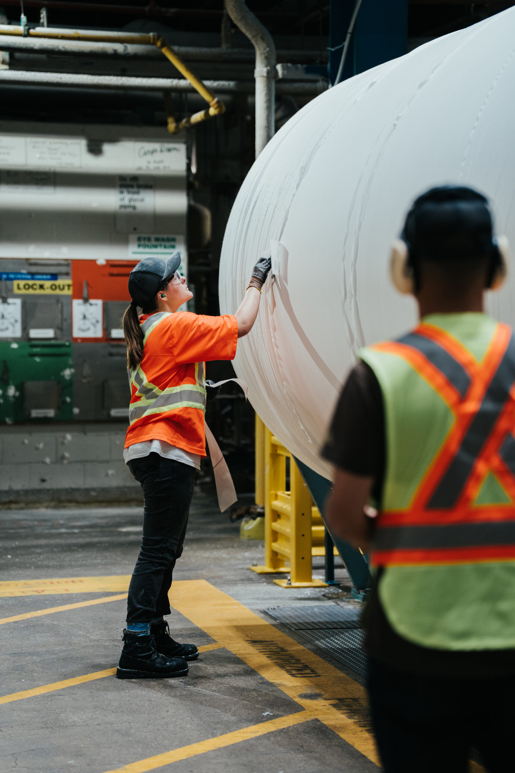 creativebyamy-krugerproducts-employees-7400372 Operators on paper machine.